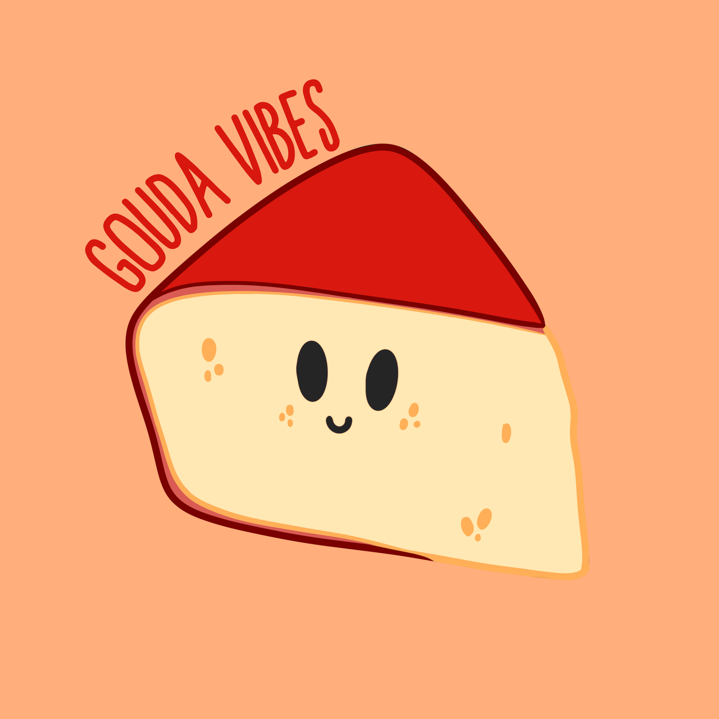 Gouda Vibes 8x8 Print