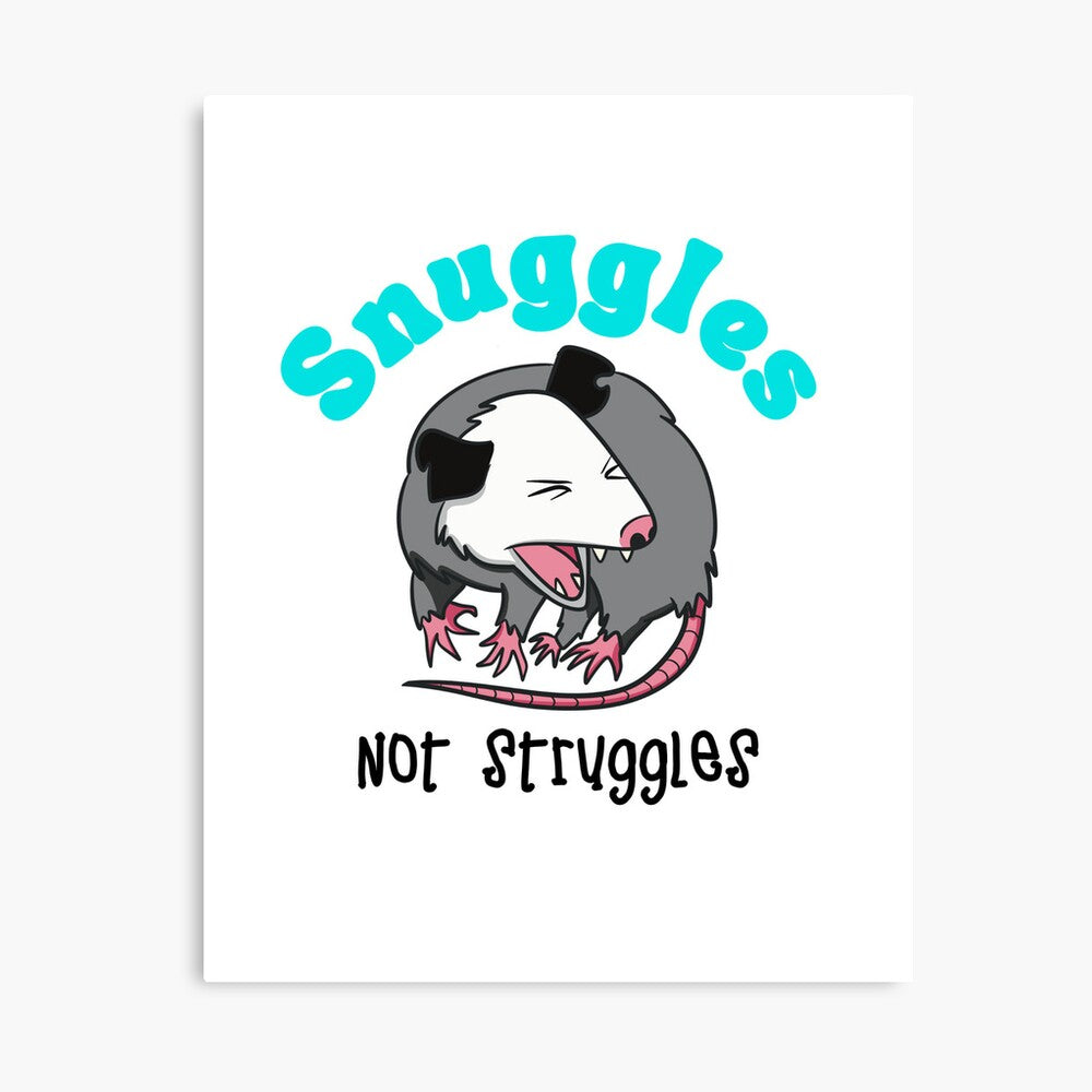 Snuggles Only Oppossum 5x7 Print