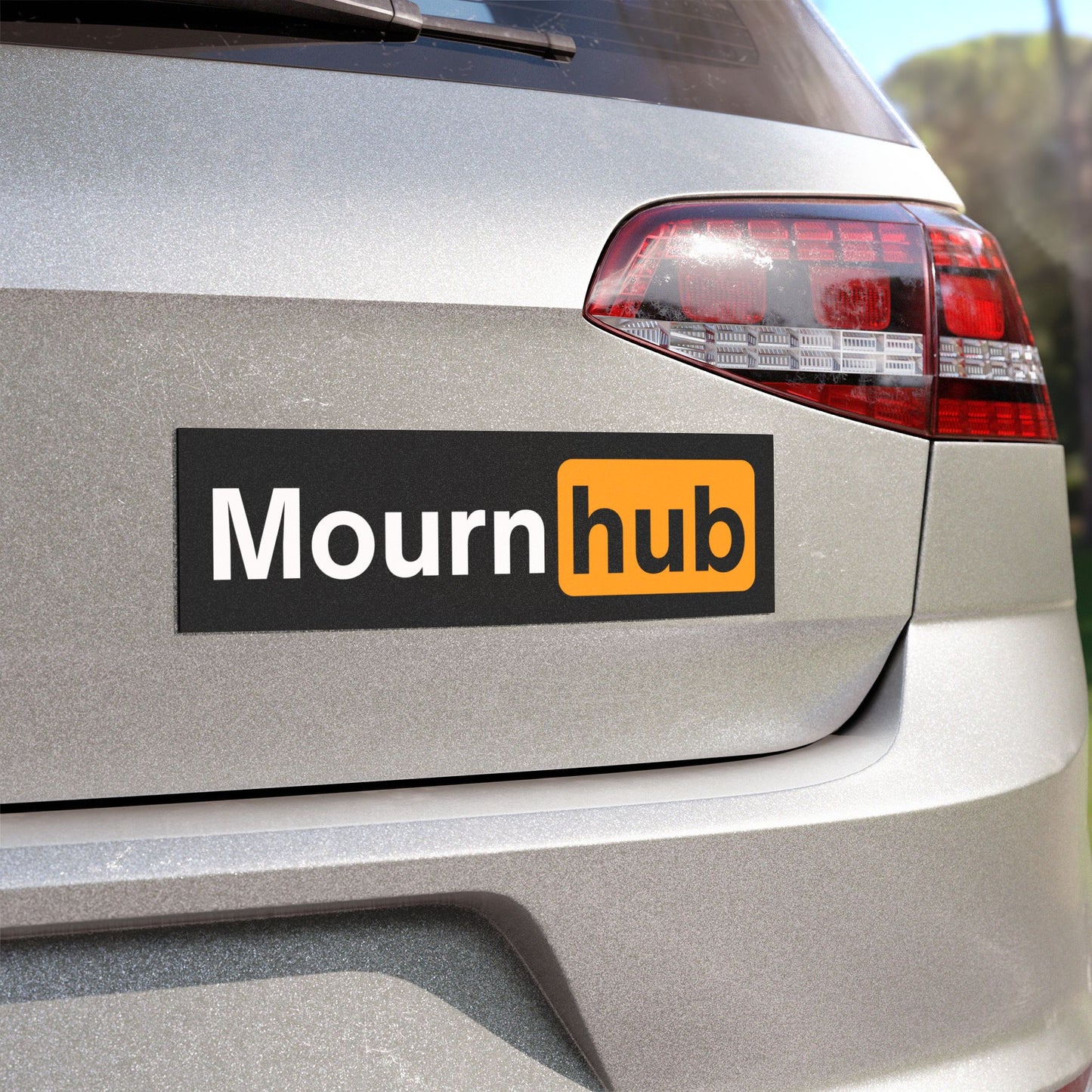 Mourning Car Magnet