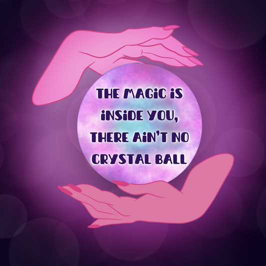 🔮 Mystic Crystal Ball 8x8 Print